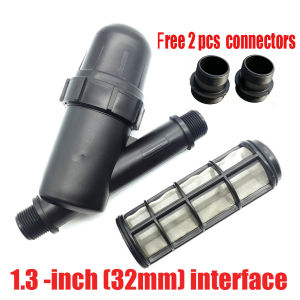 120 Mesh Y-Type Irrigation Filter with Free Connectors 1.3/2/3 Inch Screen Water Filter for Farm Garden Drip Irrigation System