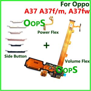 Power Volume Charging Board button flex For OPPO A37 A37f/m A37fw Phone on off Side buttons Cable Ribbon