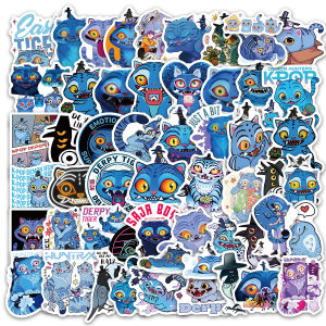 56pcs KPOP Demon Hunter Derpy Tiger Idol Movie Animes Cartoon Graffiti Stickers Phone Guitar Laptop Notebook Suitcase Cup Decals