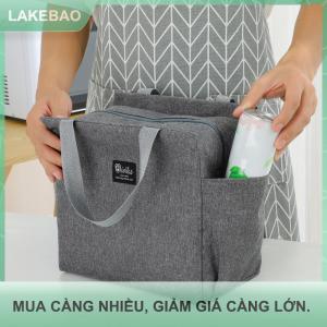 【LAKEBAO】 Công suất lớn Túi lạnh Oxford dây kéo Di động Túi ăn trưa Nhiệt Cách Nhiệt Túi Tủ đông Túi cắm trại dã ngoại Túi