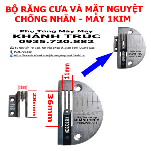 [CHONGNHAN] Răng cưa và Mặt nguyệt 3 cầu CHỐNG NHĂN tốt máy may công nghiệp 1kim