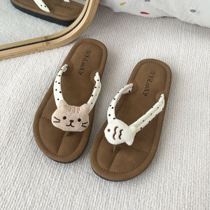 Free Shipping Cute Shirley Rose New Style Flip-Flops Summer Anti-Slip Soft-Soled Beach-Friendly Flat Casual And Suitable For Outdoor Wear