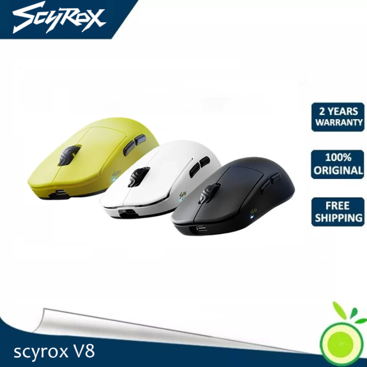 Scyrox V8 Mouse+8k Return 36g Paw3950 Dual Mode Wireless E