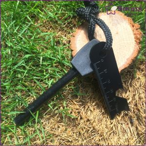 Suomi Drilled Flint Fire Starter Camping Tool for Your Hiking and Backpacking Gear