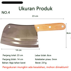 Pisau pengiris baja tahan karat yang sangat tajam - untuk wanita!