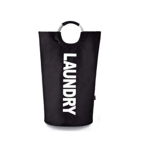 15kg Foldable Waterproof Laundry Bag with Handles - Portable Dirty Clothes Hamper for Home Travel & Bathroom