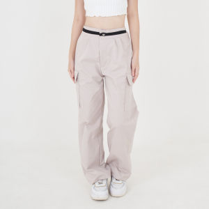 QUEENTIN Celana Wanita Cargo Panjang 0493 Stretch Chinos Drill Polos