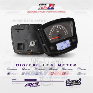 UMA RACING EX5 DREAM DIGITAL LCD METER SPEEDOMETER TACHOMETER ODOMETER VOLT TRIP FUEL CLOCK