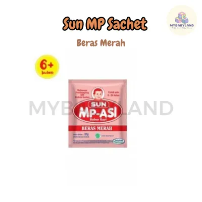 SUN Bubur Susu Sereal | SUN bubur sereal susu | Bubur Cereal Susu | Ekonomis | Sun Sachet | SunBubur Sereal Kotak Dan Sachet 120 Gr | 20 Gr