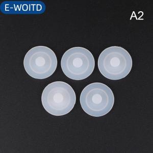 E-WOITD 5pcs Universal Silicone cắm nắp cốc cà phê du lịch cốc cốc chai chân không miếng đệm con dấu thay thế ống hút lỗ grommets