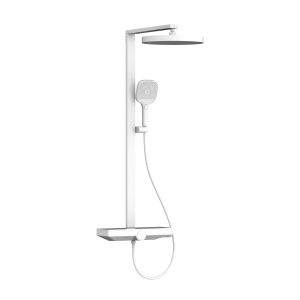 AQUATIZ Rain Shower Set Hand Shower Head With Built-in Spray Gun PVC Shower Hose Bathroom Accessories AS36