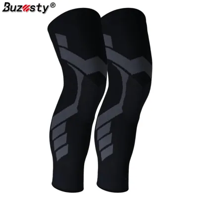 Buzesty Compression Sleeves Knee And Leg Supports 1 Piece – Pain & Injury Relief For Knees – Osteoarthritis Meniscus Tear Cruciate Ligament IT Band Syndrome – Ideal For Running Hiking Cycling Fitness Basketball