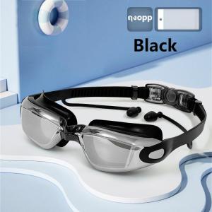 หน้าร้อนซัมเมอร์ แว่นตาว่ายน้ำ ป้องกันฝ้า กันยูวี HD Anti - FOG กันน้ำ ปรับระดับได้