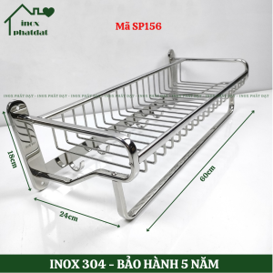Kệ nhà tắm INOX 304 PHÁT ĐẠT kệ để xà bông để đồ phòng tắm rổ đựng chai dầu gội (SP153.154.155.156)