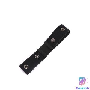 Auzak Waist Adjustable Elastic Band For Maternity / Plus Size Trouser Waist Extension Buckle 1Pcs
