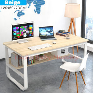 <SG-LazMall> U Frame Computer Table Study Table / Computer Desk with Shelf Multiple Sizes Available