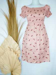 MINI DRESS KERUT DASTER PENDEK WANITA SABRINA KERUT MOTIF DAN POLOS