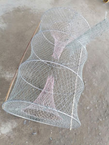 Lờ Cá Cải Tiến ( Lợp Cá Lóc - 4 Vành Kẽm - 32cm X 52cm )