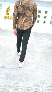 Celana Panjang Chinos Warna Hitam Panjang by Batik Prabuseno Kantoran Premium Bahan Katun Twill Melar Elastis Size S & XXXL