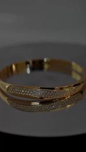 La Vienne - Kimberly - Gelang Titanium Wanita Anti Karat - Perhiasan Bangle Perempuan MewahdanElegan