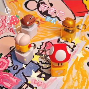 Keyboard Keychain Fidget Toys Mechanical Switch Key Chain Fidget Button Finger Toys Relief Stress Children and Adults Gifts