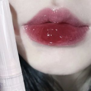 Gege gấu son bóng với Liptint bóng Son bóng Gogo gấu ngôn ngữ Hoa Bí Mật son môi bền lâu chống nước 24 giờ giữ ẩm