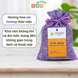 Túi Thơm Lavender Hoa Oải Hương Thơm Ngát Khử Mùi Ô Tô Trang Trí Handmade Cho Không Gian Gia Đình