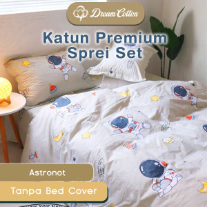Dreamcotton Sprei Set Katun Lokal Premium Motif Bunga Double Karet 90x200cm | 100x200cm | 120x200cm | 160x200cm | 180x 200cm Tinggi 25cm