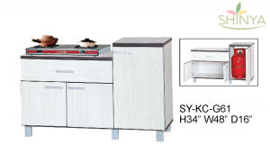 [PRE-ORDER] Shinya Modern Kitchen Cabinet for Gas Tank Storage