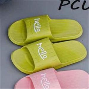 Sandal Rumah Slop Jelly Karet Lentur Printing HELLO Import MKY MD-6611 36-41