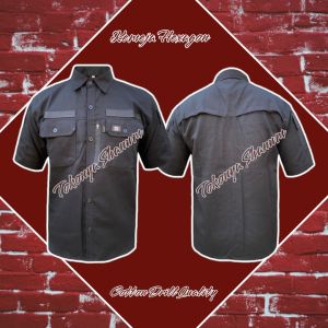 Kemeja Murah Tactical Hexagon Lengan Pendek BEST SELLER