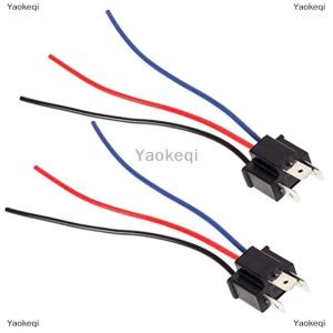[COD] Yaokeqi 9003 H4 Bulb Socket Male Adapter Connector Car Headlight Fog Lamp Male Adapter Socket Wiring Harness Headlamp Connector