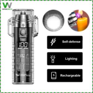 Portable Flashlight W/ Power Display 3-Modes USB Rechargeable Bright Torch Small Powerful Handheld Flash Light for Outdoor Emergency Camping Hiking