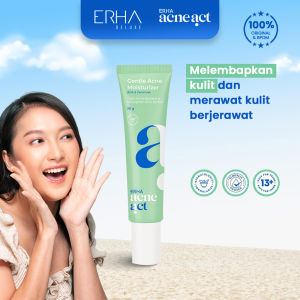 ERHA Acneact Gentle Acne Moisturizer 30g - Krim Pelembab Wajah Berjerawat + BHA & Ceramides