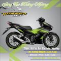 tem rời dán xe winner x v2 chữ rs đủ màu dán xe màu đen. 