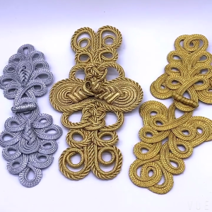 Chinese Knot Button Cheongsam Buttons Knot Fastener Tang Suit Invitation Gift Box DIY Handmade Crafts Clothing Accessory