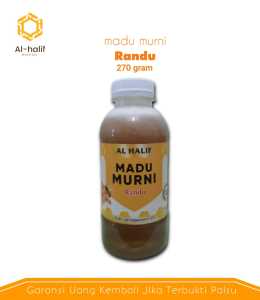 MADU RANDU AL HALIF 270 gr / 100% MURNI TANPA CAMPURAN APAPUN