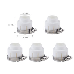 ชุดข้อต่อก๊อกน้ำ 5 ชิ้น แบบเกลียวละเอียด ข้อต่อก็อกน้ำ ข้อต่อก็อกน้ำแปลงเป็นเกลียว สวมก็อกน้ำ ข้อต่อเครื่องกรองน้ำ