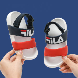 รองเท้าเด็กรองเท้าแตะตัวอักษรรองเท้าส้นแบนเด็กผู้หญิงน่ารักรองเท้าเด็กชายหาดฤดูร้อนสำหรับเด็ก