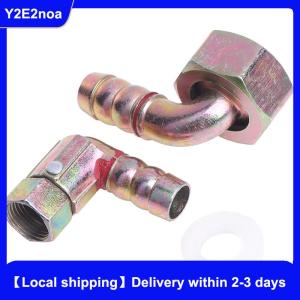 【Local shipping】 Gas Cooker Universal Joint Hose Connection Four-Part Internal Thread Intake Elbow Screw