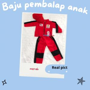 Kostum Profesi Pembalap Cilik Baju Balap Setelan Pembalap Anak Seragam Balap Cilik kostum Carnaval Pakaian anak Laki-laki /Seragam Profesi Pembalap  Pink Karnaval Anak Perempuan Newborn TK SD Paud Setelan  Pembalap Anak Murah Premium Keren