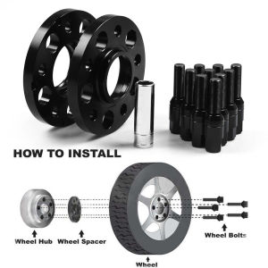 Car wheel hub modification flange expansion spacers suitable for BMW With bolts 14*1.25