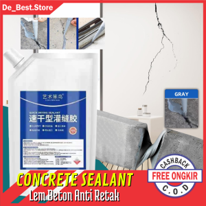 Perekat Beton Penutup Retakan Dinding Tembok Lantai Anti Bocor - Lem Beton Anti Retak Cepat Kering