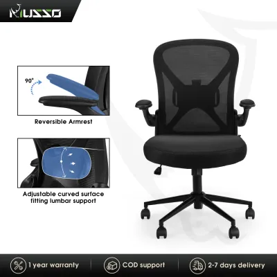 MUSSO C05 Ergonomic Chair with Flip Armrest can choose 2D headrest Office Chair