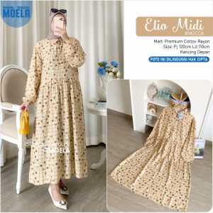 MIDI DRESS ELIO LD 110 BY MOELA BERLABEL