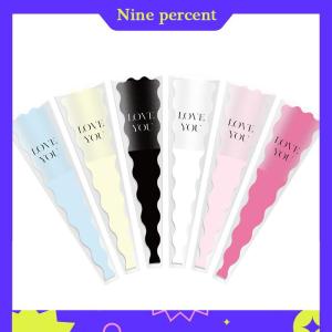 Nine percent 10pcs Single Rose Sleeves Flower Wrapping Bag Bouquet Packaging Bags Clear Cellophane Floral Wrappers For Valentines Day