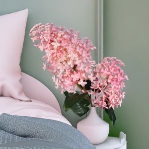 FOUNDTWO Realistic Artificial Lilac Branch Long Branch Lifelike Silk Simulation Flower DIY Vase Decor Decorative Faux Flower  Room Decoration