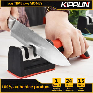 KIPRUN Sharpener Household Quick Sharpener Whetstone Stick Sharpening Knife Kitchen Sharpener 3-Stage Type