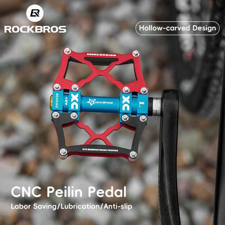 Rockbros Bàn Đạp Xe Đạp Nhôm hợp kim chống trượt Bàn Đạp Xe Đạp CNC 2 ...
