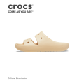 Crocs Unisex Classic Sandal V2 in Shitake. 